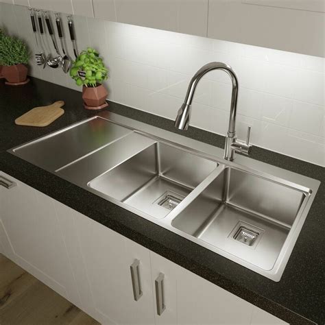 stainless steel sink cabinet 304|stainless steel sink with drainer.